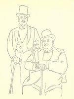 Portrait of Diaghilev and Seligsberg